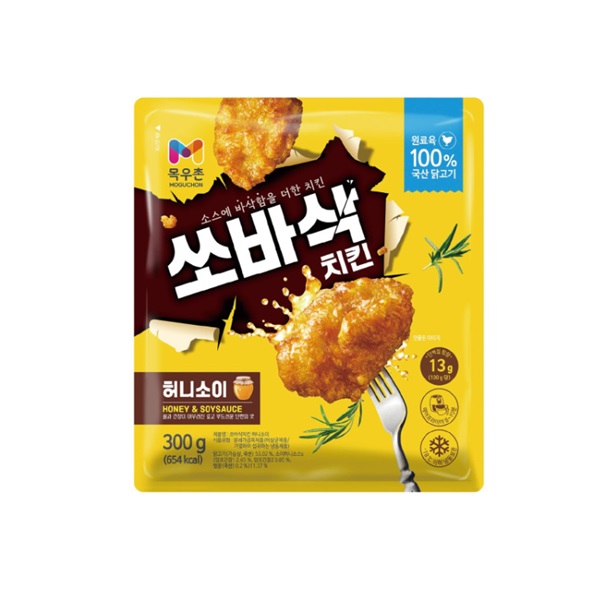 목우촌 쏘바삭 치킨 허니소이