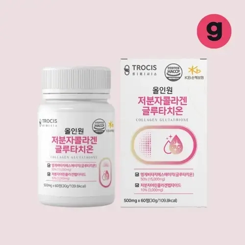 20067 <b>가이아</b>링크 항노화이너뷰티 올인원 저분자<b>콜라겐</b> 글루타치온 관절피부건강 500mg 60정