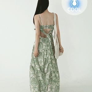 [오늘출발][끈나시/맥시롱원피스] 플로럴 앞셔링 나시원피스 (휴양지원피스,롱원피스,여름원피스,민소매원피스,셔링원피스,바캉스원피스,여름롱원피스,백트임,밴딩)