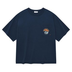 핫 썸머 파라다이스 티셔츠 네이비