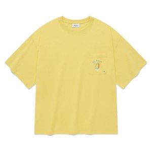 핫 썸머 세일 보트 티셔츠 옐로우