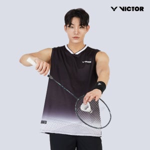빅터 25BGW101M 남성 민소매 배드민턴 의류