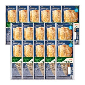 [씨제이제일제당] lTVl비비고 순살고등어구이 60G X 16개 (냉동)