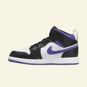 나이키 키즈 Jordan AJ 1 Mid Dark Iris 스니커즈 21.5cm 2y