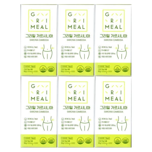 <b>그리밀</b> <b>그리밀</b> 가르시니아 1000mg x 90정 6개 / 써클