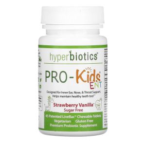 Hyperbiotics <b>PRO</b> <b>Kids ENT</b> <b>키즈</b>유산균 45정