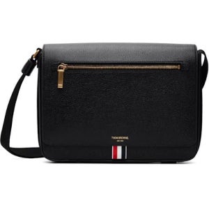 톰브라운 블랙 페블 텍스처 리포터 메신저백 MAG143B 00198 TP856653117