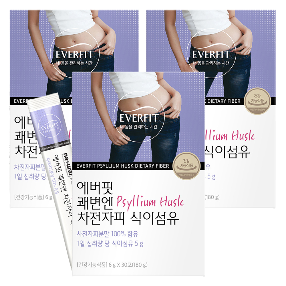 <b>내츄럴플러스</b> 에버핏 <b>쾌변</b>엔 차전자피 식이섬유