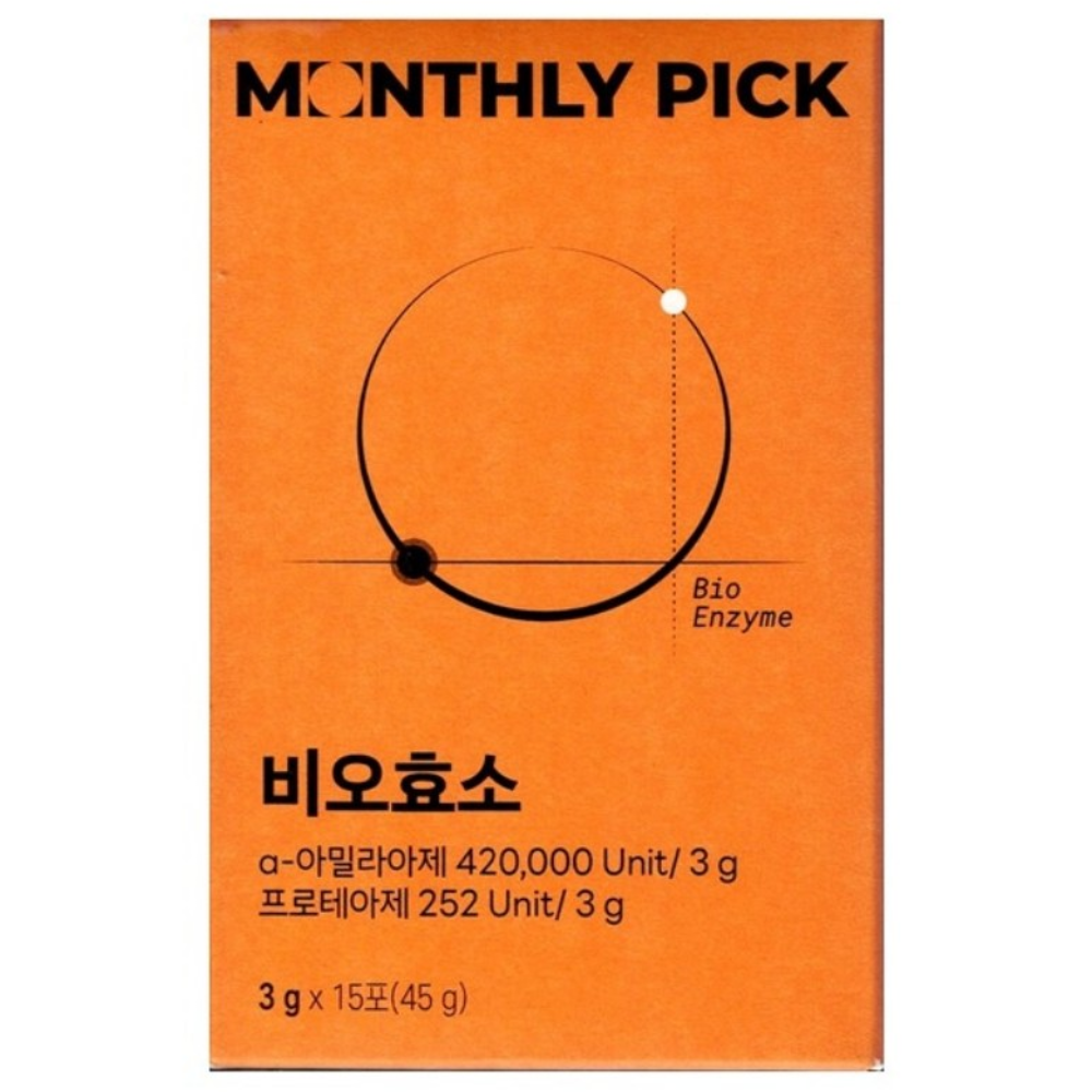 <b>먼슬리픽</b> 비오<b>효소</b> 3g x 15포  45g  1개