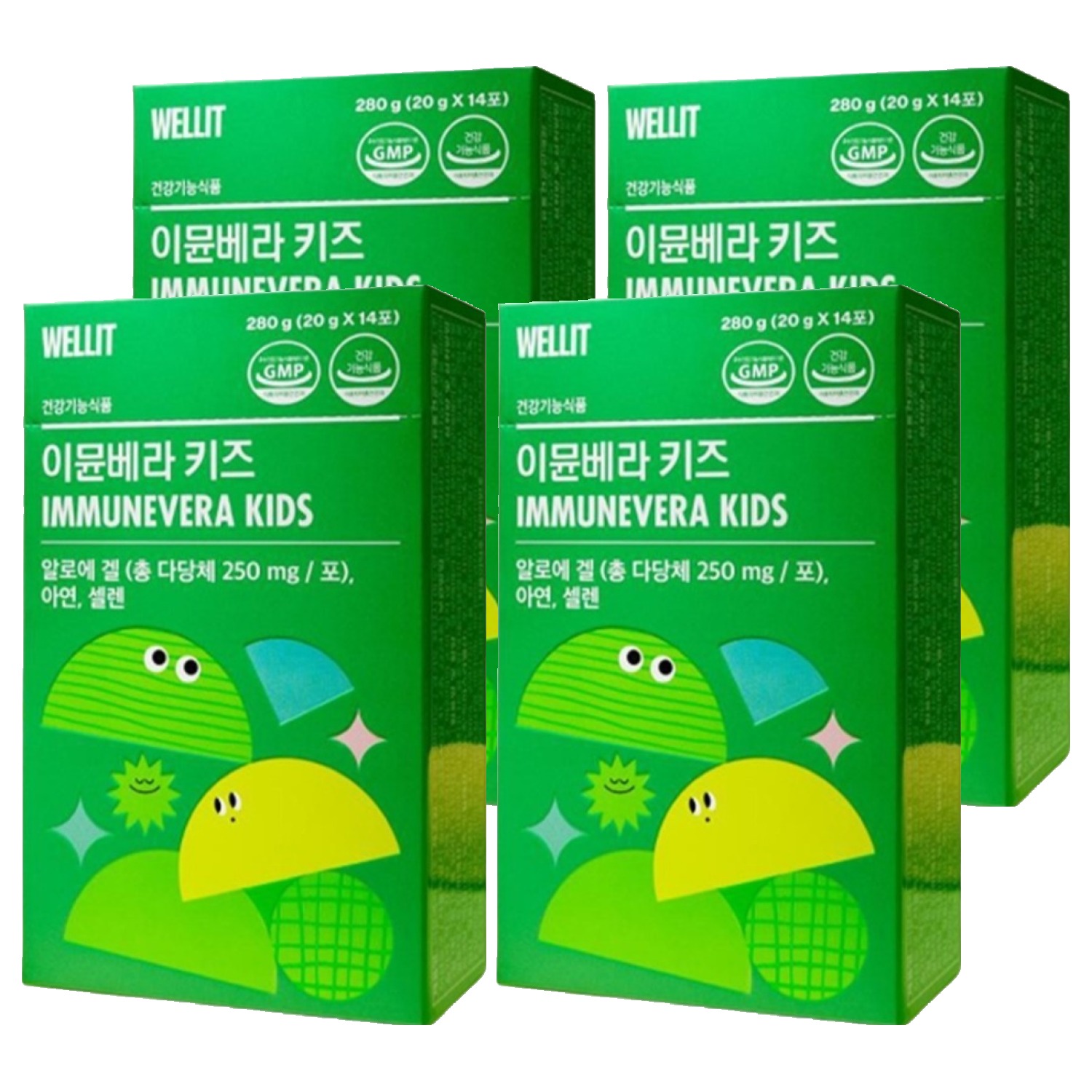 웰릿 <b>이뮨베라</b>키즈 <b>알로에</b> 스틱