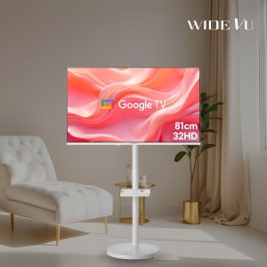 와이드뷰 와이드무빙뷰 화이트에디션 클래식 삼탠바이미 셋트 32인치 HD 스마트 이동식 TV 중소바이미