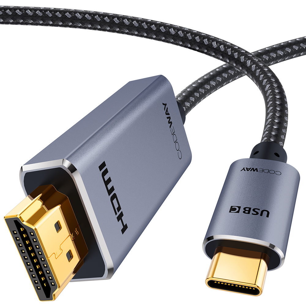 코드웨이 USB C타입 to HDMI 케이블 1m, 1개