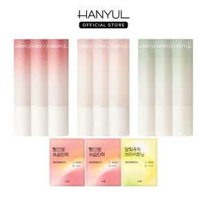 [한율] [10%추가할인][한율]자연을 닮은 립밤 3.2g x 3개 (옵션)
