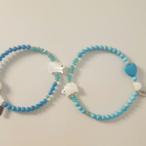 [자개] 블루스 인 하울라이트팔찌(2color), 아름앤코 (Areum & Co.)