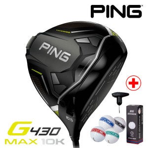 핑 핑 G430 MAX 10K 드라이버 2024년 병행 AS보증 S. 9도 병행 AS보증(로프트 조절렌치+3피스 골프공 3구)