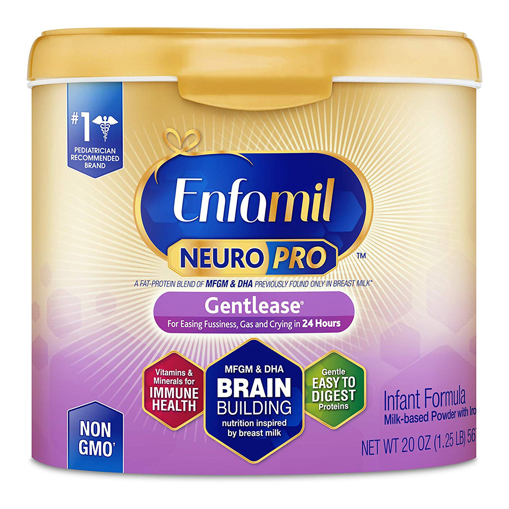 미드존슨 <b>엔파밀</b> 뉴로프로 젠틀리스 0-12개월 567g, 2개