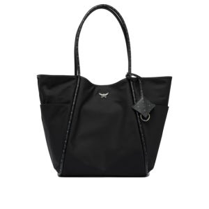 엠씨엠 여성 블랙 쇼퍼백 MWPFATA01BLACK