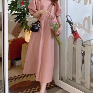 w2769로즈무드퍼프원피스