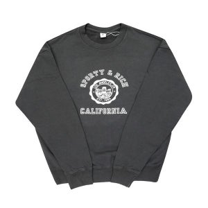 스포티앤리치 ST071622508BA02 FADED BLACK 켈리포니아 엠블럼 (California Emblem) 공용 맨투맨