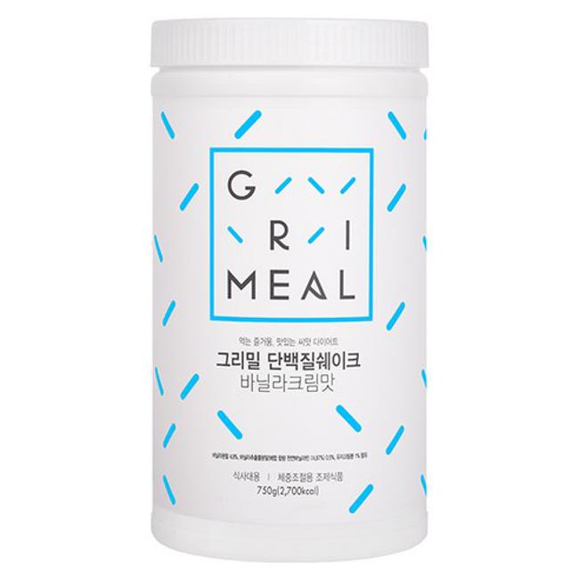 그리밀 <b>그리밀 단백질</b>쉐이크 바닐라크림맛 750g 1개