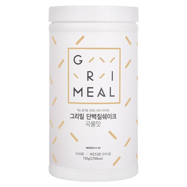 그리밀 <b>그리밀 단백질</b>쉐이크 곡물맛 750g 1개