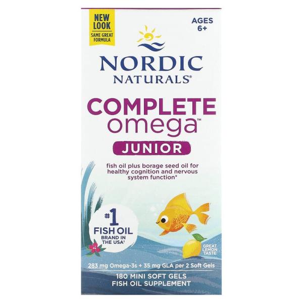 Nordic Naturals Complete Omega Junior 612세 레몬