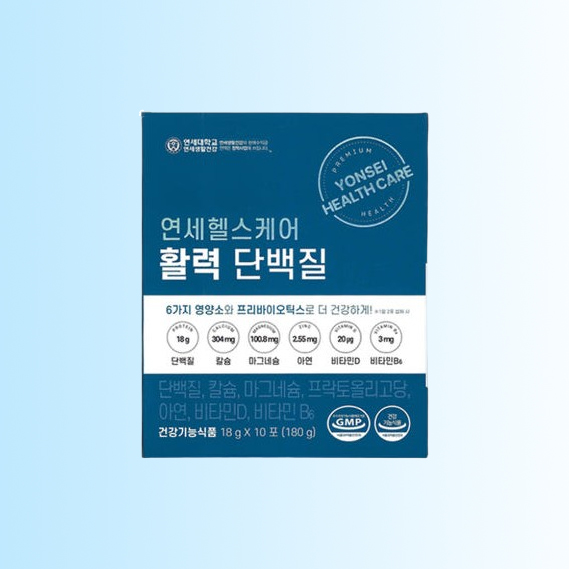 연세<b>헬스</b>케어 <b>활력</b> 단백질 프리바이오틱스  18g  1개