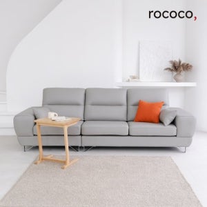 로코코 올가죽 팰리스 카우 천연면피가죽 4인 소파(백화점 상품권 증정)