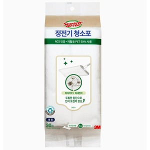 3M 스카치브라이트 재활용 정전기 청소포 대형30매