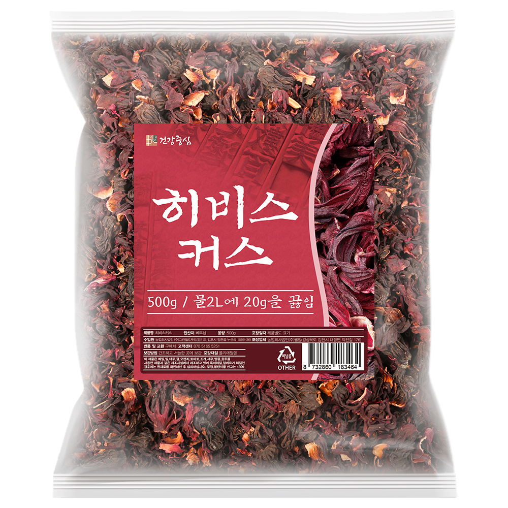 건강중심 <b>히비스커스</b> 500g, 1개