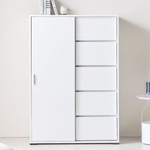 [벨리카가구] (착불) 라비 옷장 안방 작은 원룸 학생 1인 미니 싱글 서랍 슬림 800 1000