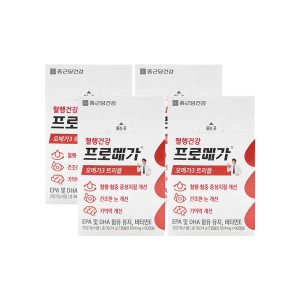 종근당건강 종근당건강 프로메가 오메가3 트리플 장용성캡슐 654mg x 60캡슐 x 4박스 /An