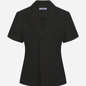 라인이 슬림하고 예쁜 반팔 자켓| 엘린 자켓