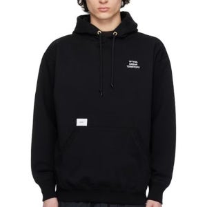 더블탭스 블랙 후드티 252241M202000 26 SS WUT 133159426