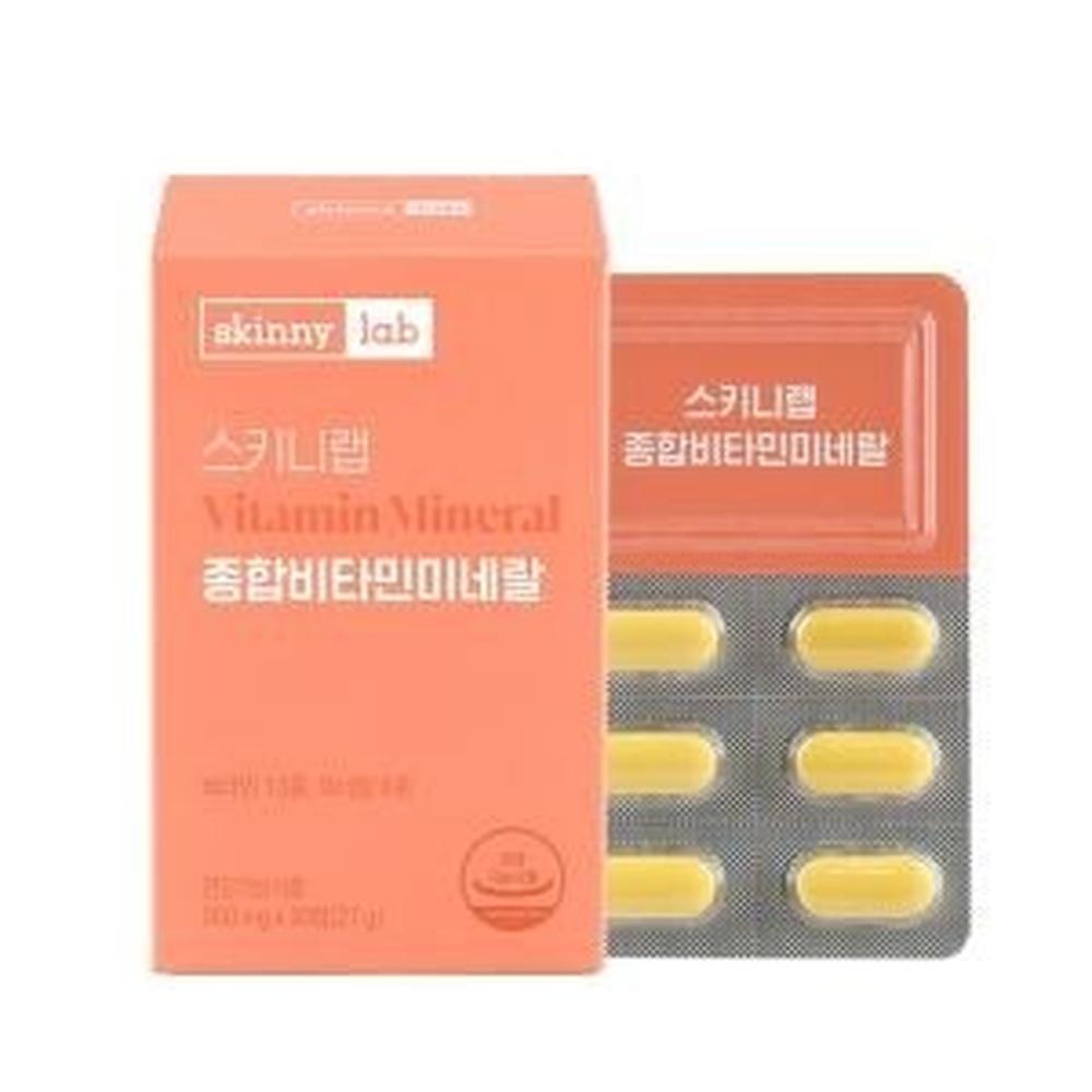 <b>헬스밸런스</b> 스키니랩 종합비타민<b>미네랄</b>  4개  30정