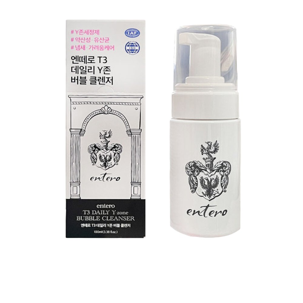 <b>엔떼로</b> T3 데일리 Y존 버블 클렌저  1개  100ml