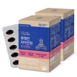 [1+1]대상웰라이프 루테인 지아잔틴 트리팩트 120캡슐 최대함량 24mg 함유 눈 건조 피로 노화 안구건조증 개선 항산화 비타민E 아스타잔틴 루테인&오메가3 3중 기능성