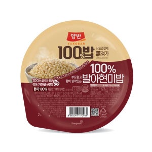 [동원] 양반 100밥 100% 발아현미밥 130g x 24개