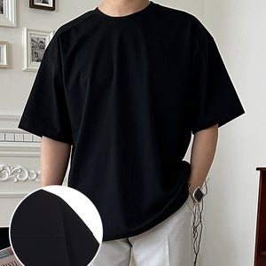 클리프 분또 절개 반팔 티셔츠