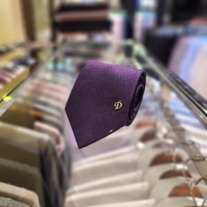 [AK분당점] [듀퐁셔츠] 남성 무광택 실크 슬림 넥타이 (TE4FM61KA013TVI)