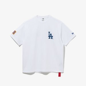 [AK평택점] [뉴에라] MLB LA 다저스 월드시리즈 챔피언 티셔츠 화이트 14700229