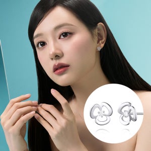 [AK분당점] [스톤헨지] [온라인단독] 러브 듀엣 실버 귀걸이 SA25B44T