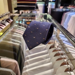 [AK분당점] [듀퐁] 남성 순금사 올오버 실크 넥타이 (TE4FM61KA015TNY)