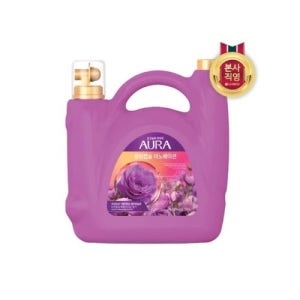 [샤프란]아우라 생화캡슐 초고농축 대용량 섬유유연제 5.5L 자스민머스크 x 1개