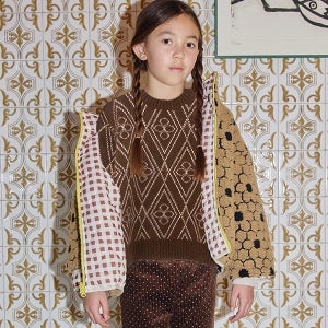 FISH & KIDS AW25[피쉬앤키즈]TEDDY BEAR 리버서블 자켓-FK25KAJAC0020BRO