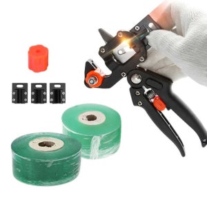 원예용 접목가위 세트 20mm 30mm 롤테이프 2pcs포함