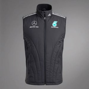 아디다스 메르세데스 벤츠 AMG 페트로나스 F1 팀 팀복 메카닉스 베스트 조끼 블랙 JX8274