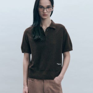 [몽돌] [From ITALY] 컴포트 PK 카라 반팔 니트 MDKT102_6 Colors