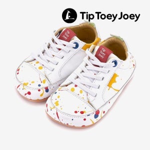 팁토이조이 [보리보리]아기 유아 걸음마신발 펑키 아트-화이트
