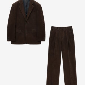 [티엔지티 세트] Corduroy Suit Set-up (Brown) 0TJA5F104W2